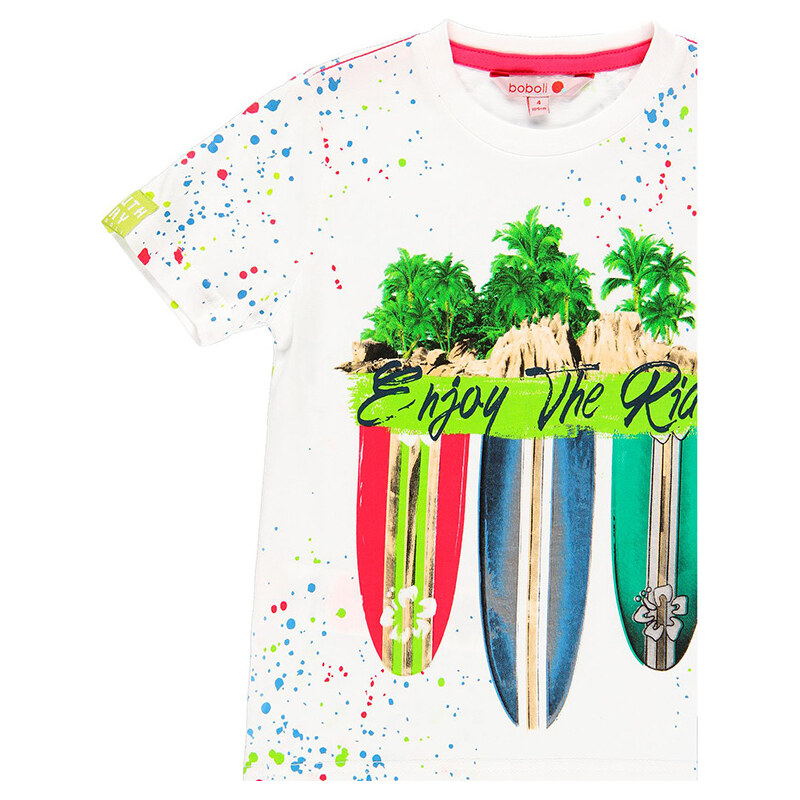 Boboli Dětské tričko Hawai surfing Color
