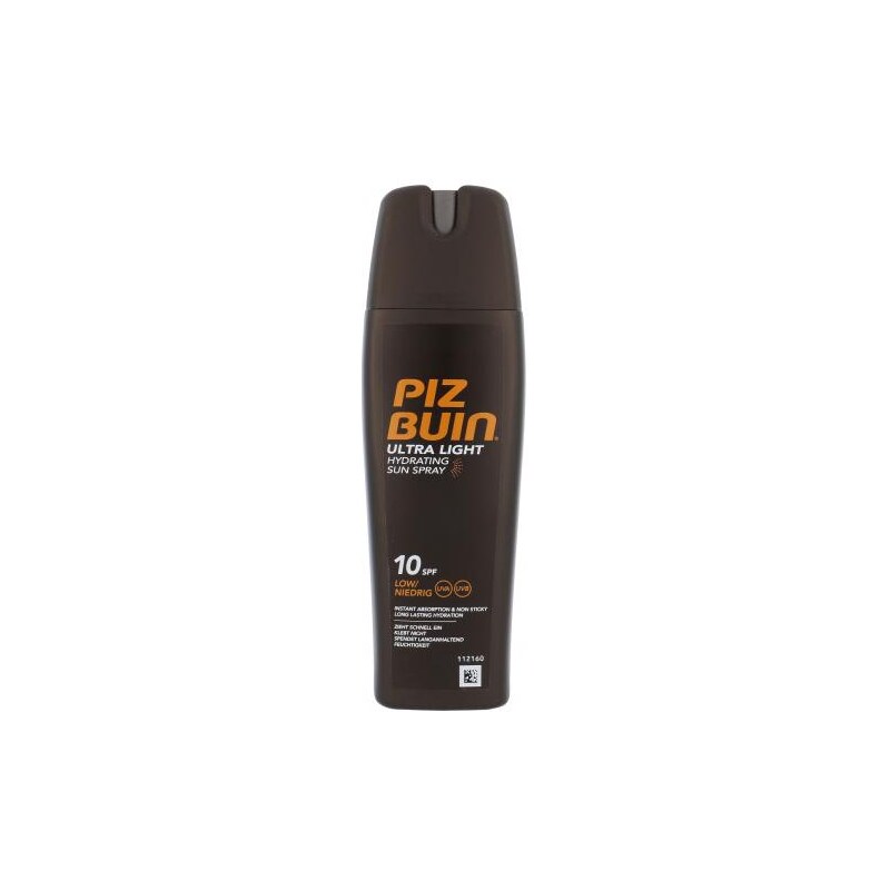 PIZ BUIN Ultra Light Hydrating Sun Spray SPF10 200 ml lehký sprej na opalování unisex