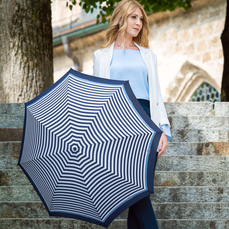 Doppler Magic Carbonsteel DELIGHT - dámský plně-automatický deštník modrá