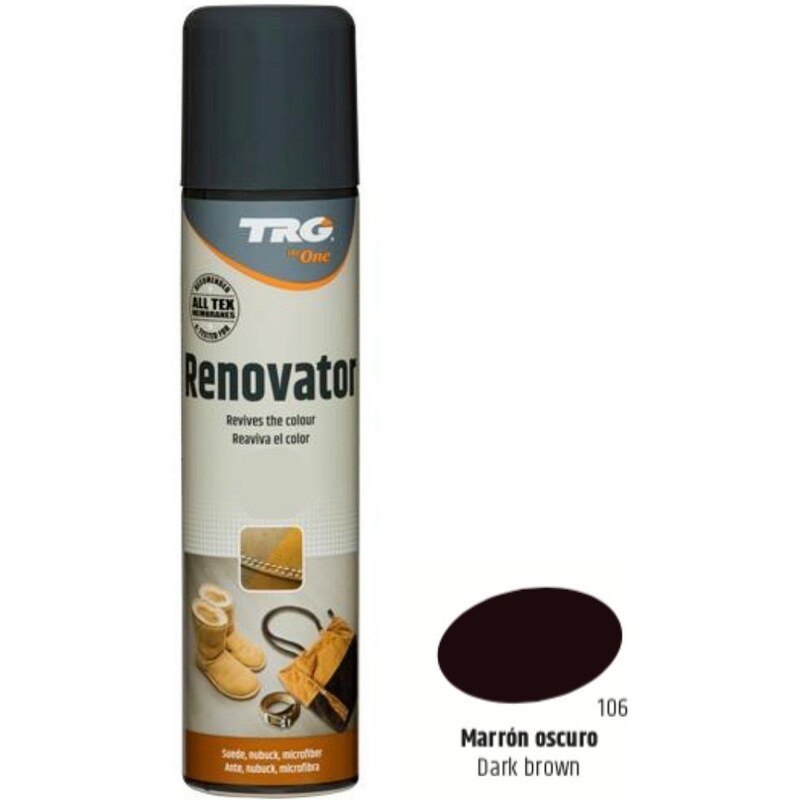 TRG the One Hnědý Sprej na semiš Suede Renovator TRG Dark Brown 106