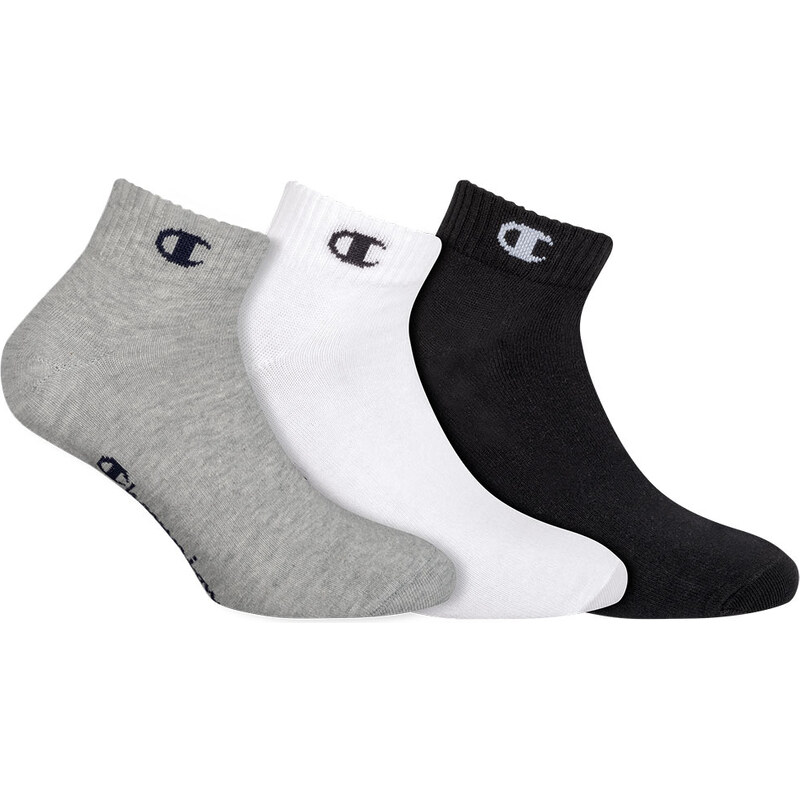 Kotníkové ponožky CHAMPION ANKLE SOCKS LEGACY 3kusy, mix