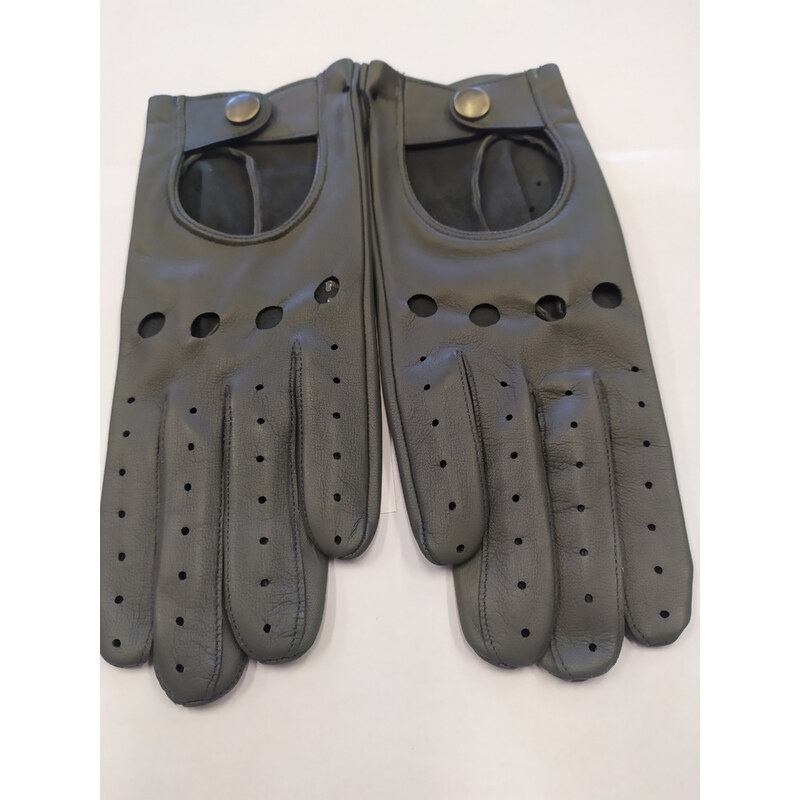 Dámské kožené řidičské rukavice Bohemia gloves - šedé