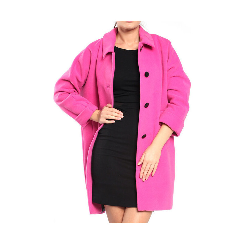 Dámský růžový retro kabát Vera Ravenna