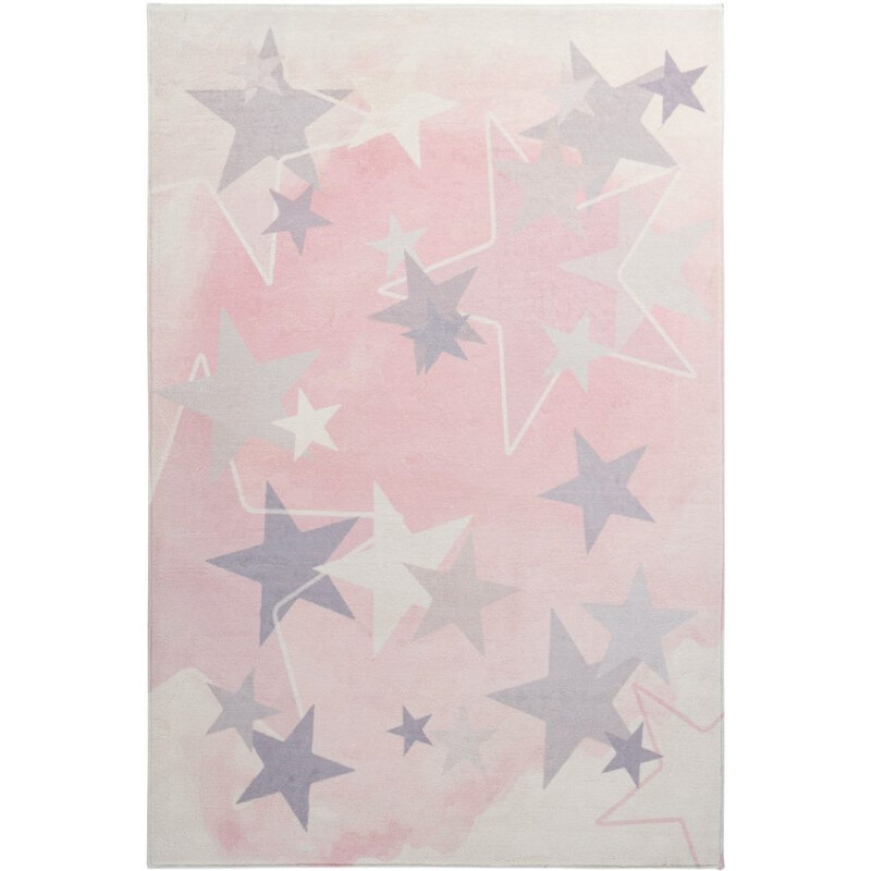 Obsession koberce Dětský kusový koberec Stars 410 pink - 120x170 cm