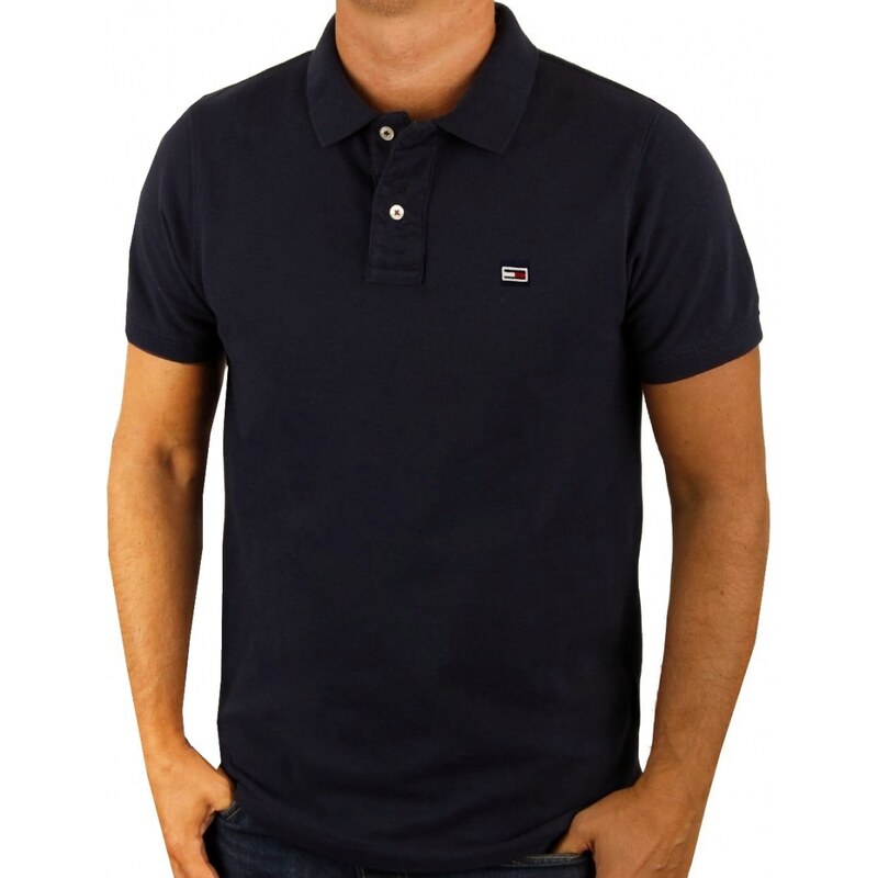 Pánské černé polo triko Tommy Hilfiger