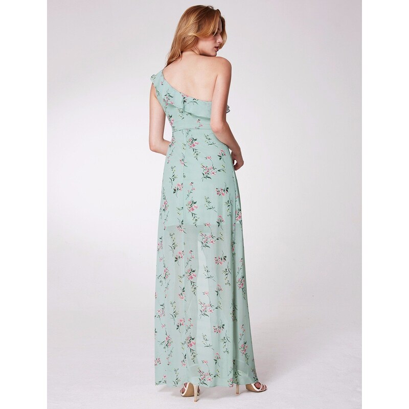 Letní květinové šaty Ever-Pretty EP07240MG Zelená Mint