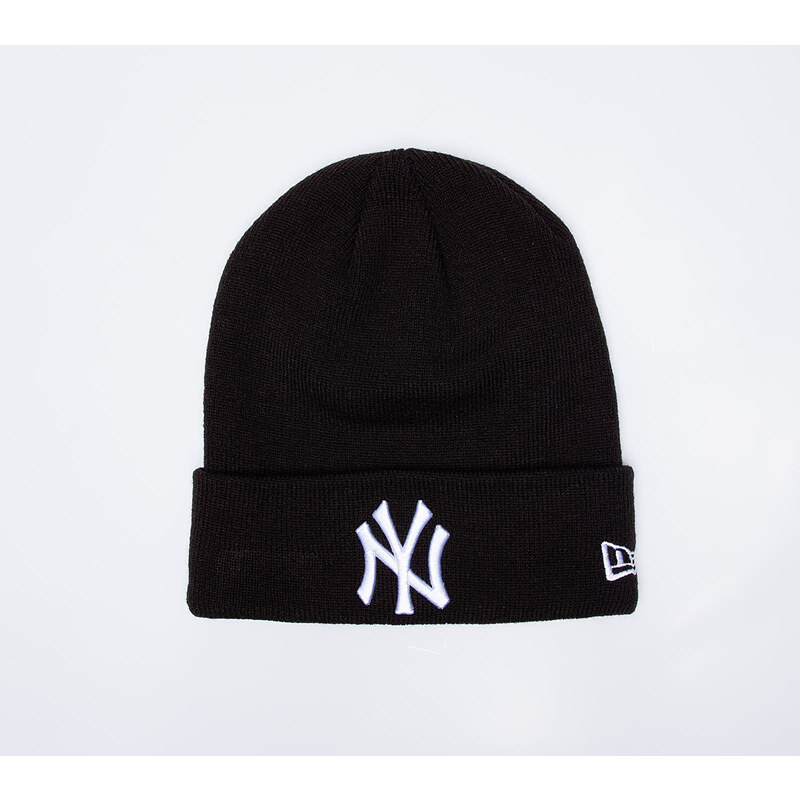 Čepice New Era MLB Essential Cuff New York Yankees Beanie Black