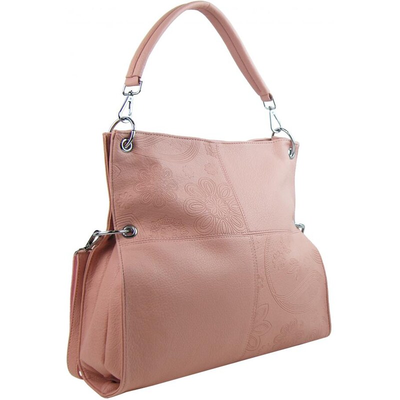 BELLA BELLY Barebag Velká libovolně nositelná dámská kabelka 5381-BB růžová