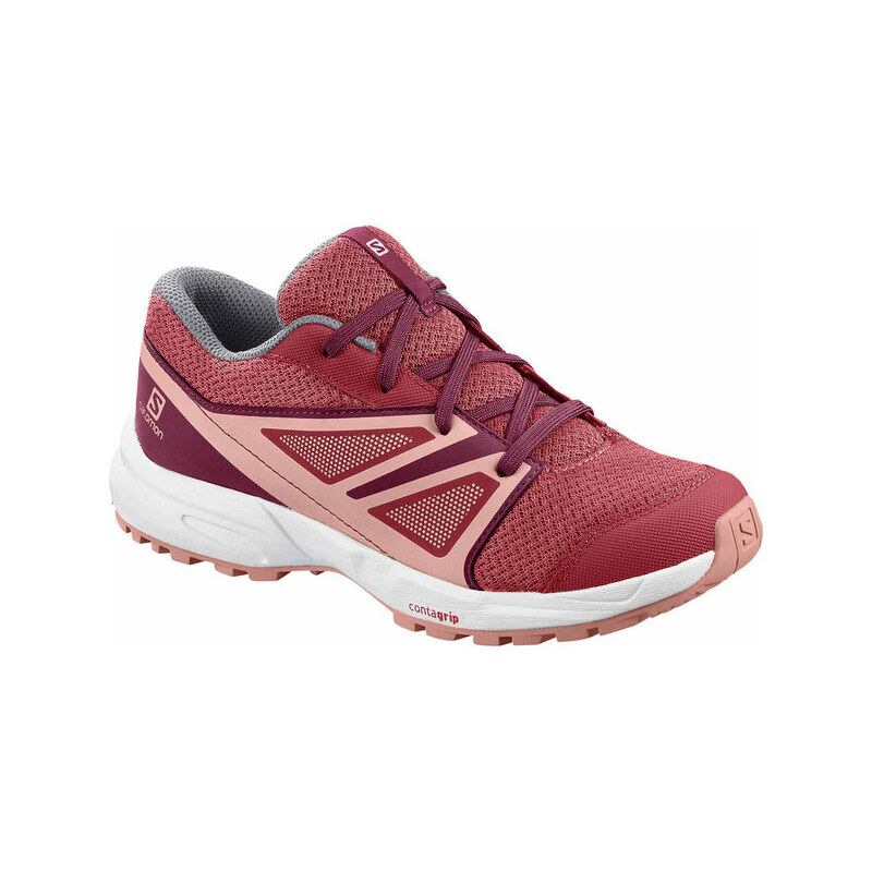 Trekové boty Salomon Sense J 409256 Velikost: EU 39 garnet rose/beet red/coral almond