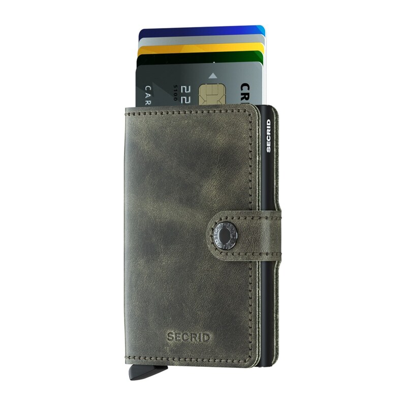 Secrid speciální kožená peněženka Mini Wallet Vintage Olive