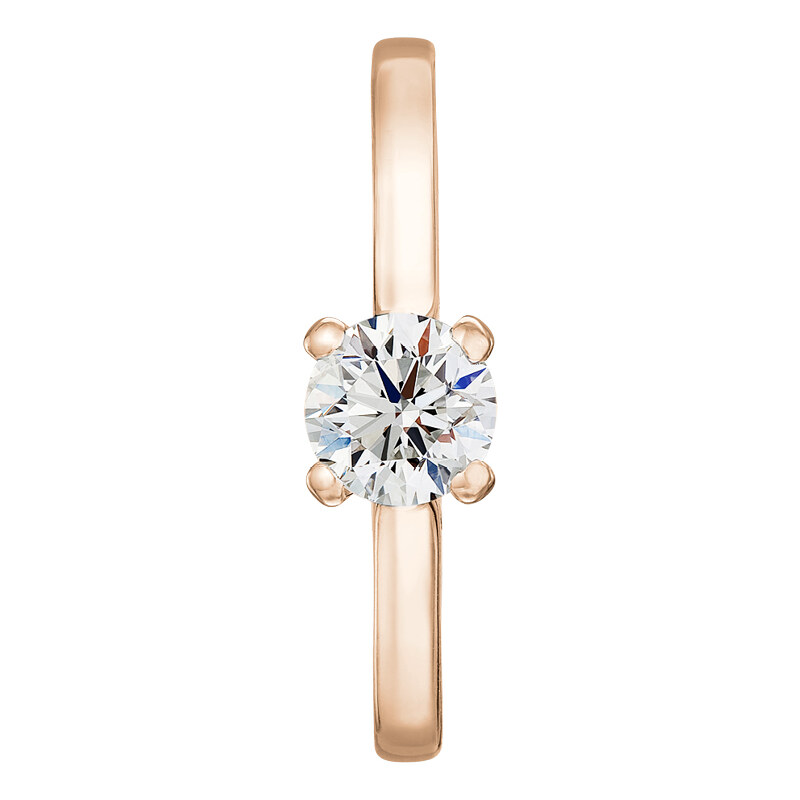 Tiami Prsten z růžového zlata s diamantem Grace (0,23 ct)