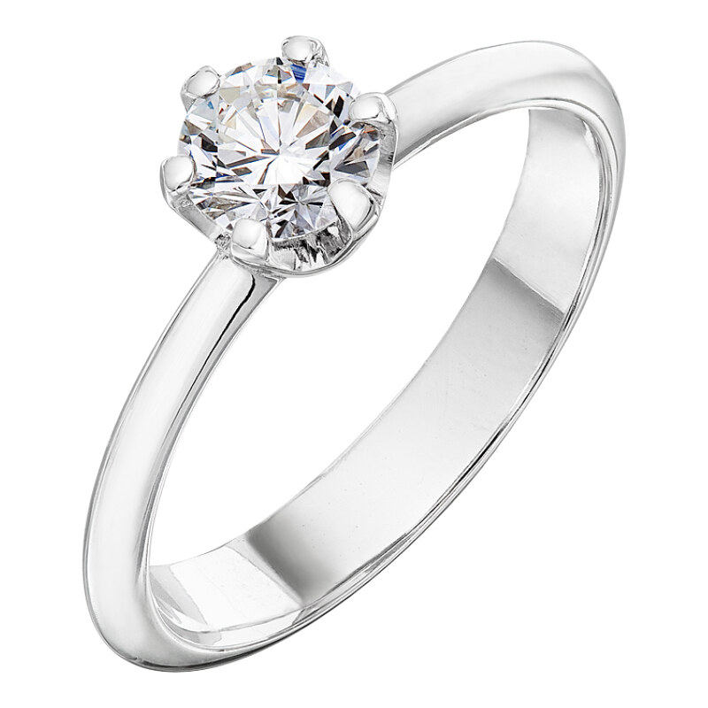 Tiami Prsten z bílého zlata s diamantem Harmony (0,18 ct) 105055812