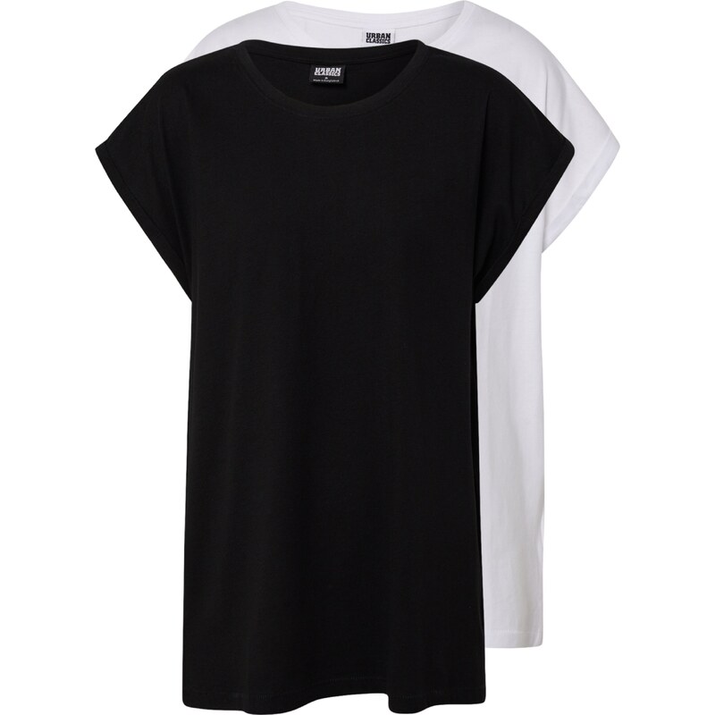 Urban Classics Tričko černá / bílá 47573708
