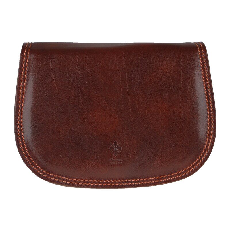 Cafe kožená italská crossbody kabelka Marzia Cafe NovaKabelka.cz
