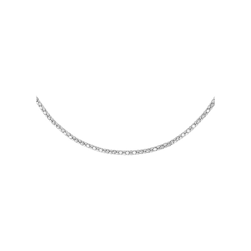 OLIVIE Dlouhý 80cm náhrdelník ze stříbra 5518