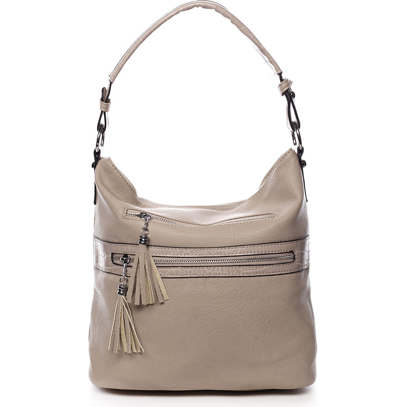 Romina & Co. Bags Jemná dámská pohodlná kabelka Baptiste, zemitá