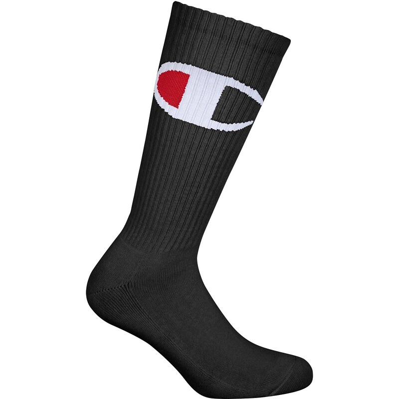 Champion Ponožky CREW SOCKS ROCHESTER BIG C, černé