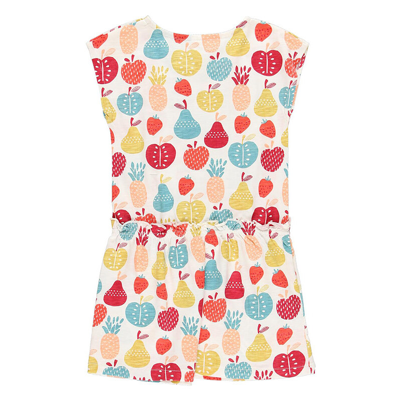 Boboli Dívčí letní šaty Barevné ovoce Organic