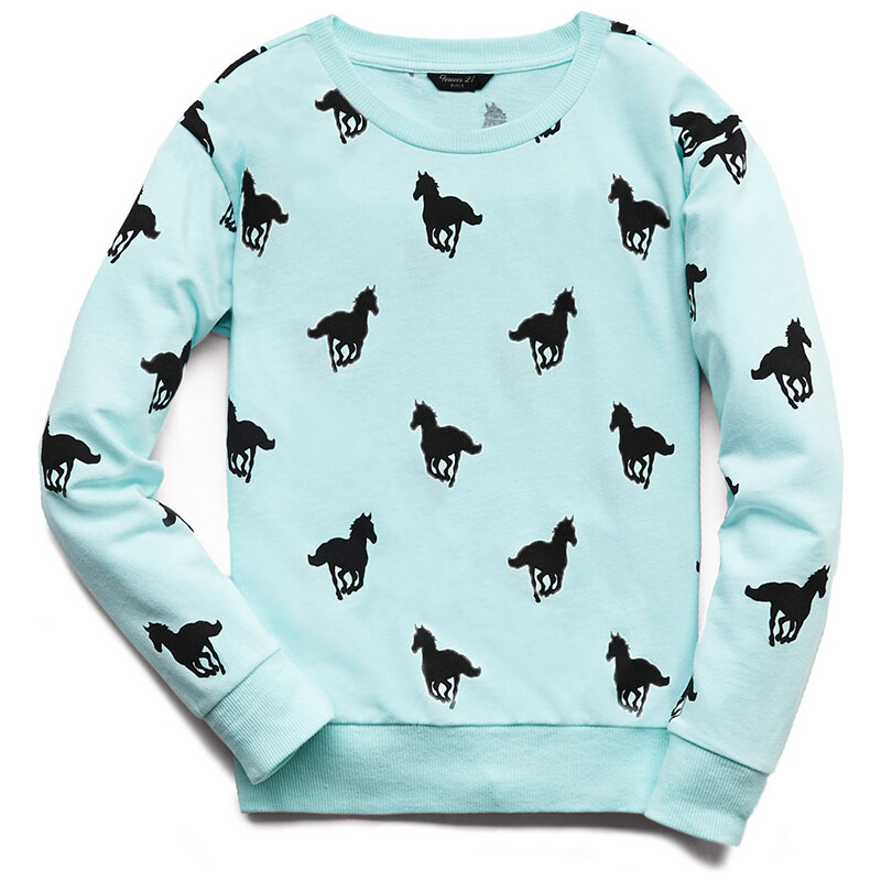 Forever 21 Pony Print Pullover