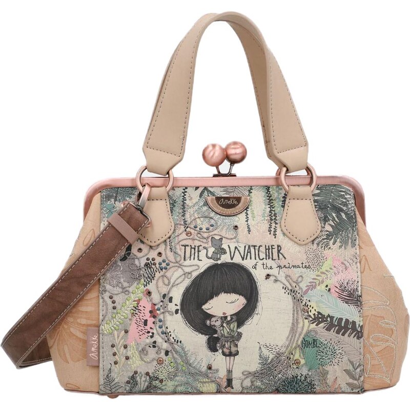 Anekke kabelka Jungle s vintage rámečkem