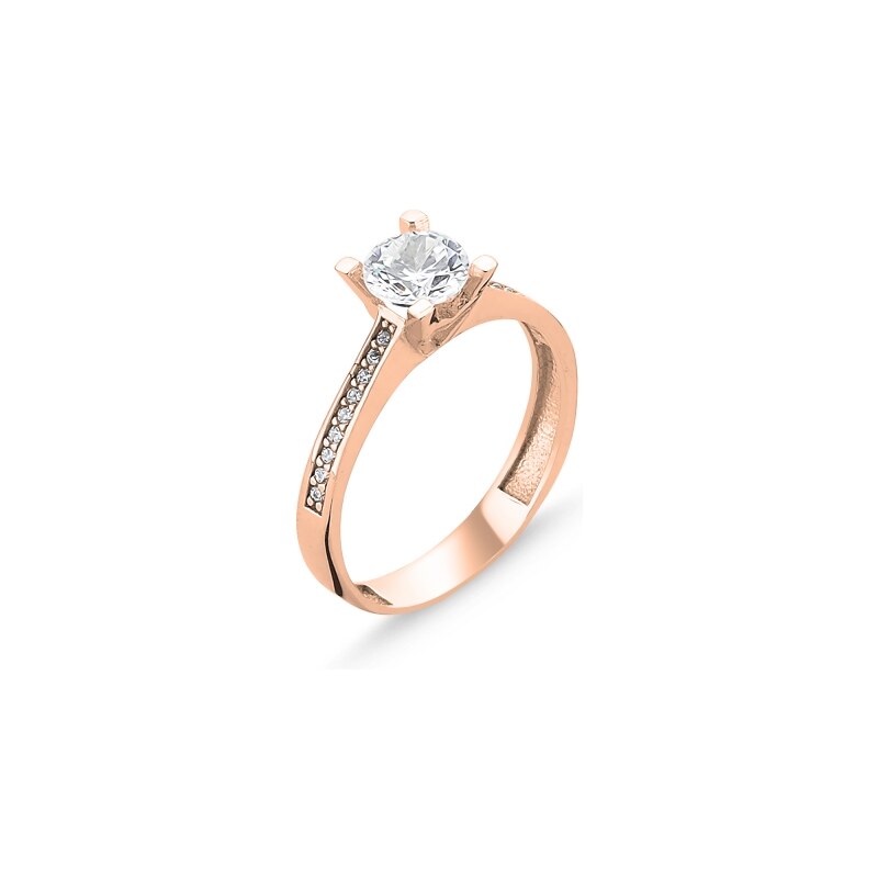 OLIVIE Stříbrný prsten ROSE 3107
