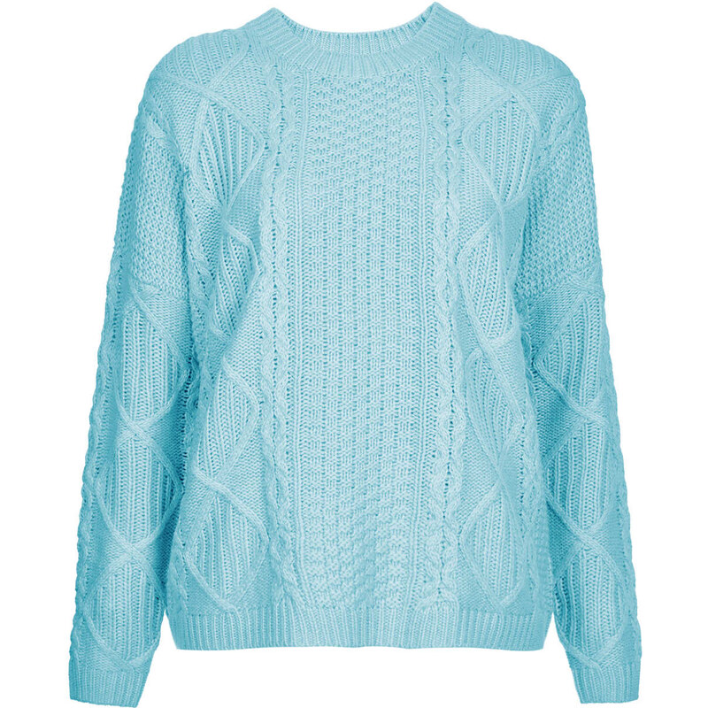 Topshop Knitted Cable Jumper