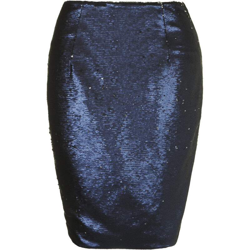 Topshop **Indigo Ink Sequin Skirt by Sister Jane