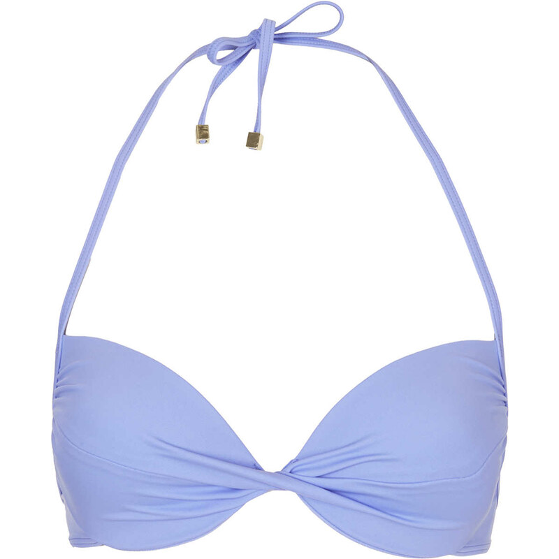 Topshop Bluebell Basic Plunge Bikini Top