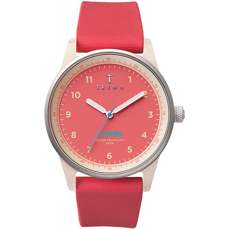 Topshop **Triwa Coral Rubber Lomin Watch