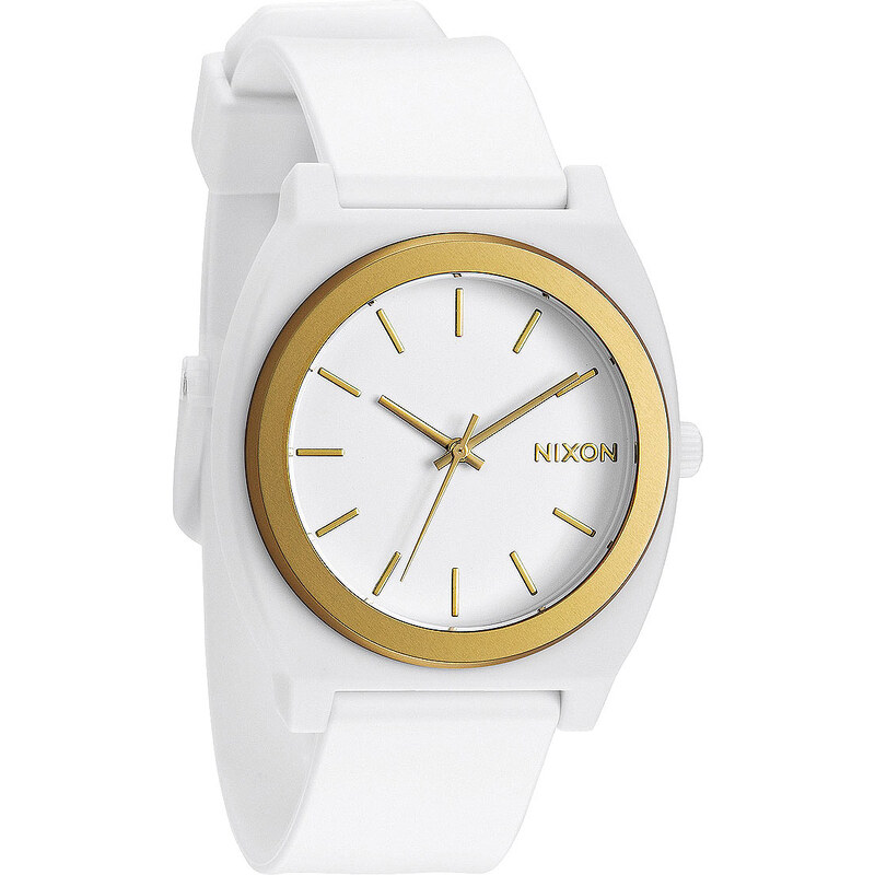 Topshop **Nixon Time Teller White Plastic Watch