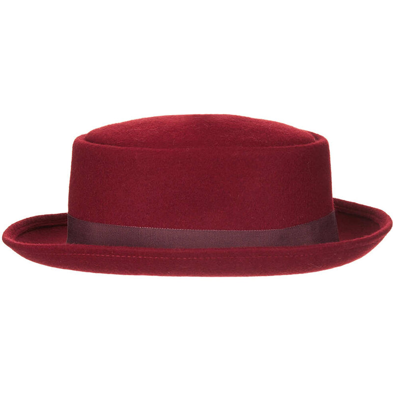 Topshop Rolled Edge Flat Top Hat