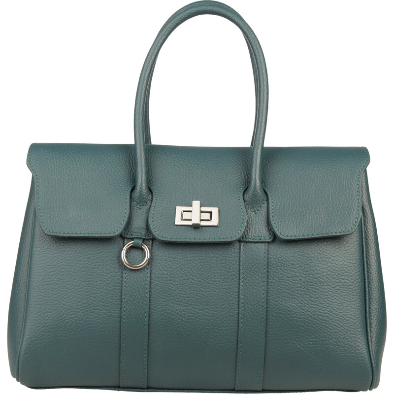 Elegantní kabelka Made in Italia / Modena - zeleno-modrá univerzální
