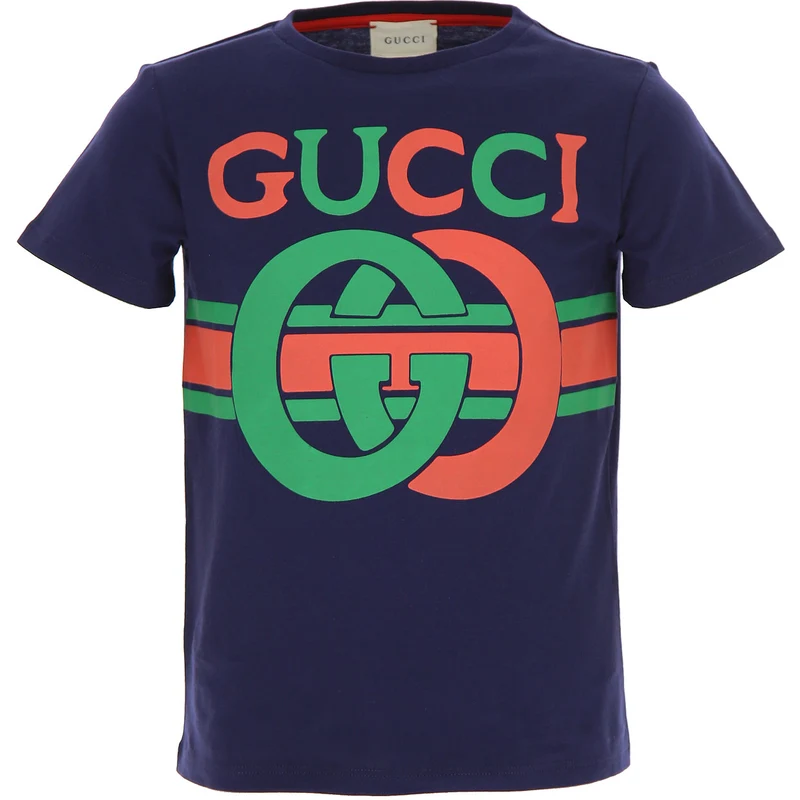 Gucci Dětské tričko pro chlapce Ve výprodeji, Inkoustová modrá, Bavlna,  2019, 6Y 8Y - GLAMI.cz