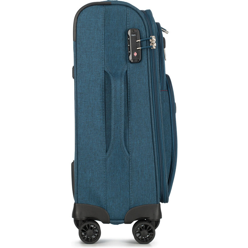Kabinový kufr Wittchen, šedozelená, polyester