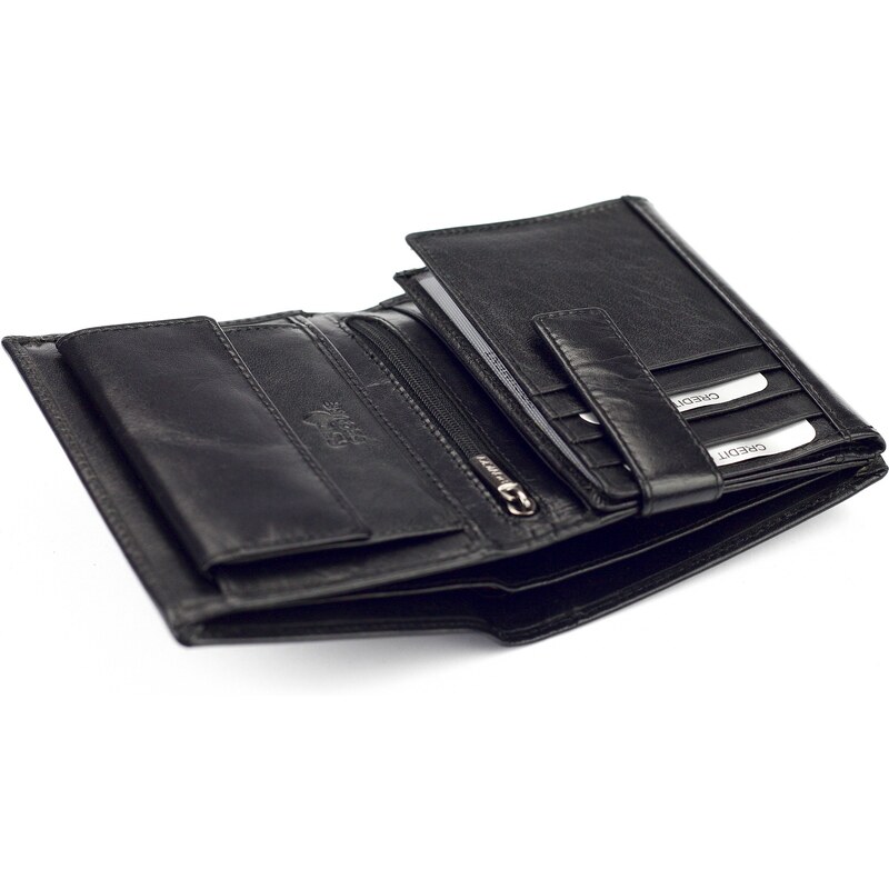 Pánská kožená peněženka Rovicky PC-104-BAR RFID hnědá
