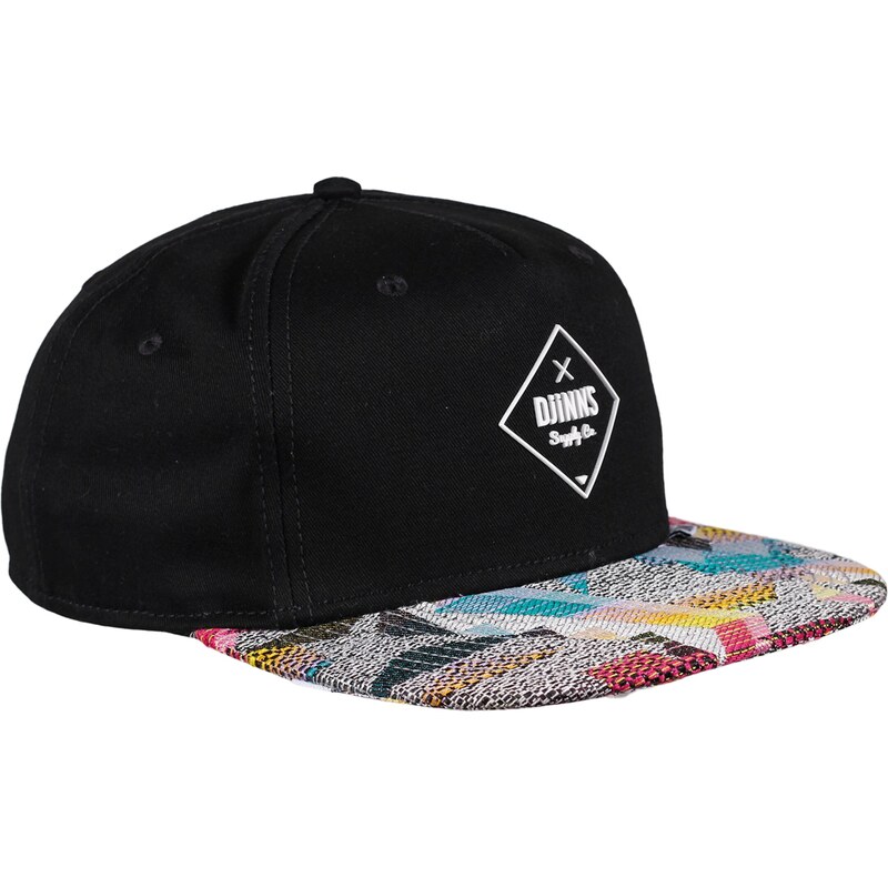 DJINNS Kšiltovka Rubber Aztek světlemodrá / černá / offwhite