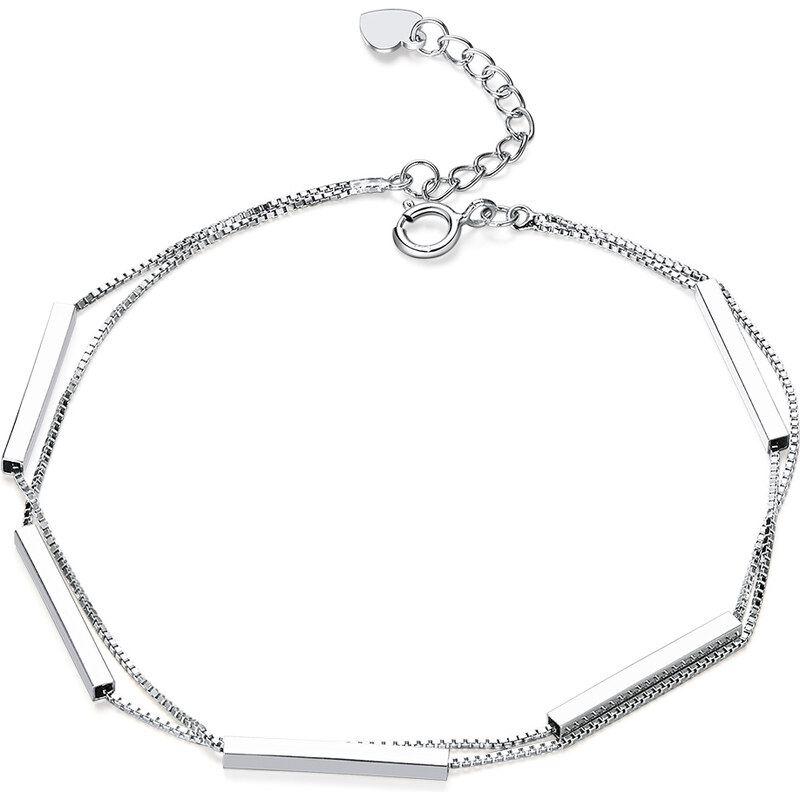 Elenys stříbrný náramek Lesklá elegance 47892599