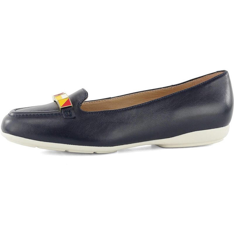 Geox kožené baleríny Annytah navy D027NB00085 109402213