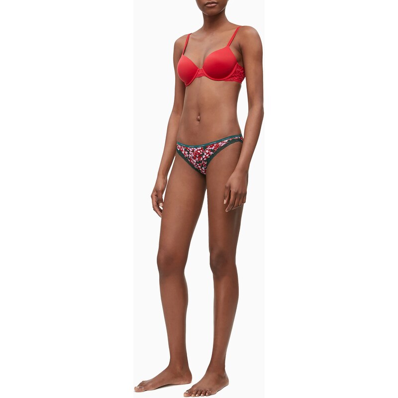 Kalhotky D3447E-YTU zelenočervená - Calvin Klein