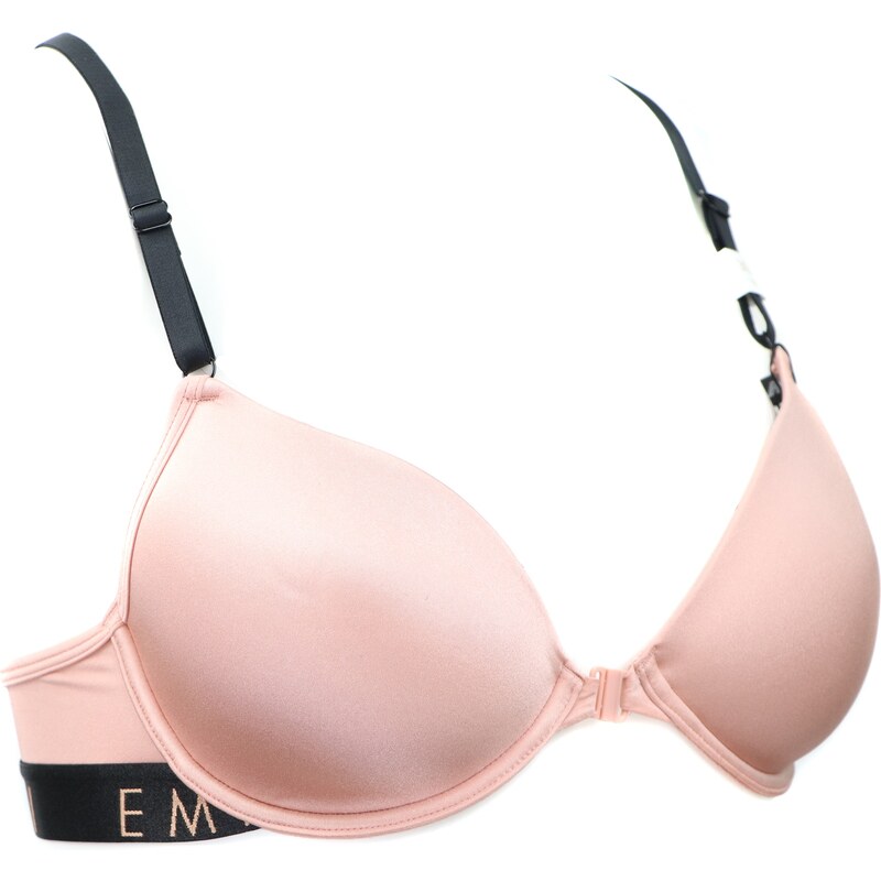 Podprsenka s kosticí 164265 9A210 13270 růžová - Emporio Armani