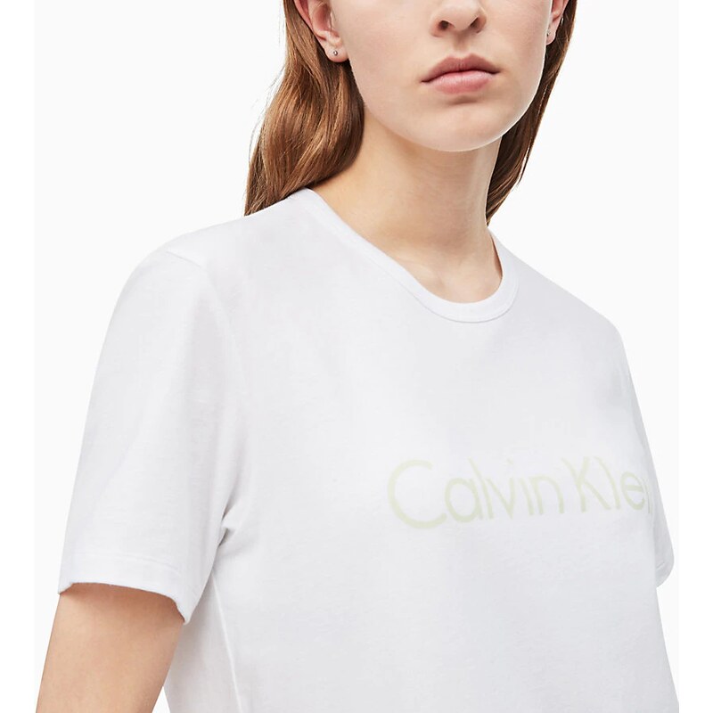 Dámské tričko QS6105E-WPZ bílá - Calvin Klein 47945342