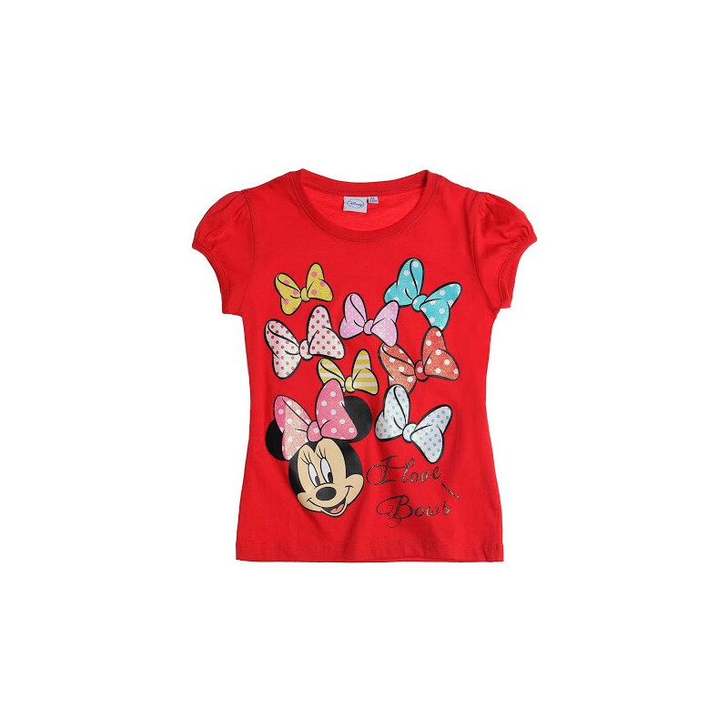 Disney Minnie tričko červené vel.116