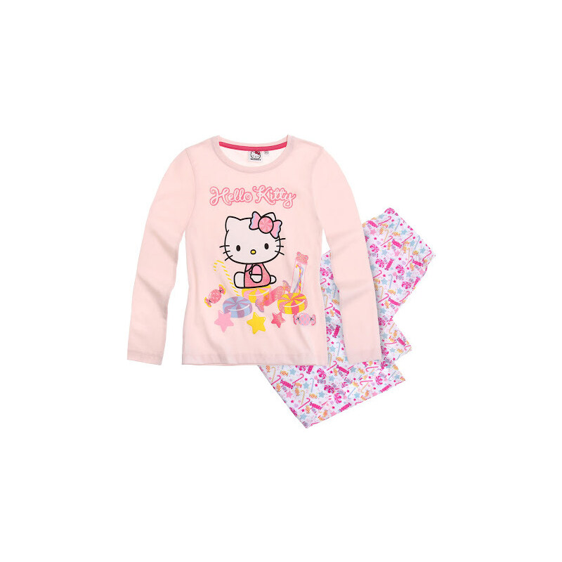 Pyžamo Hello Kitty sv. růžové vel.8 let