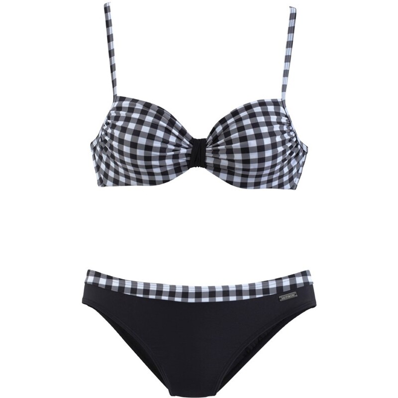 LASCANA Bikiny černá / bílá 96073084