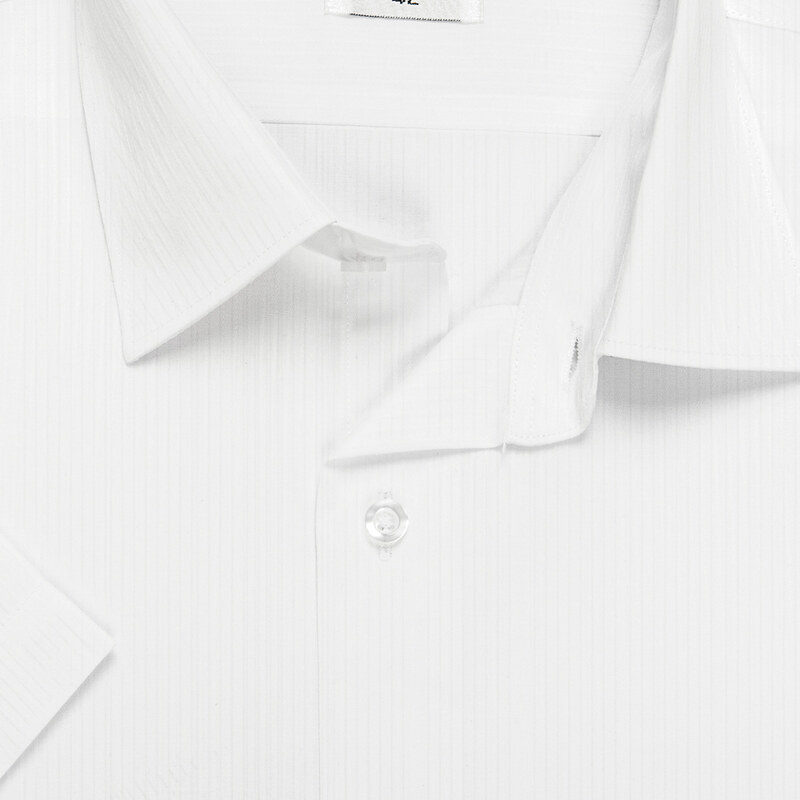 Pánská košile AMJ vzorovaná VKS607, krátký rukáv, slim fit