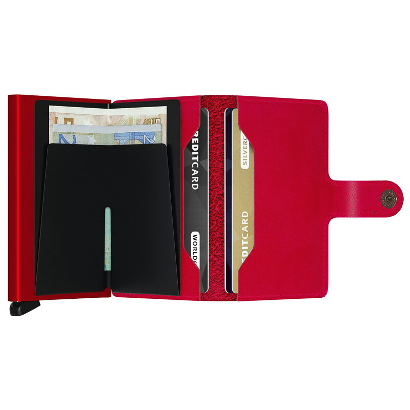 Kožená peněženka Secrid M.Red.Red-Red.Red