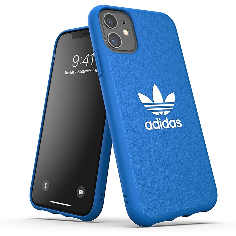 Ochranný kryt na iPhone 11 - Adidas, Moulded Case Basic Blue - GLAMI.cz