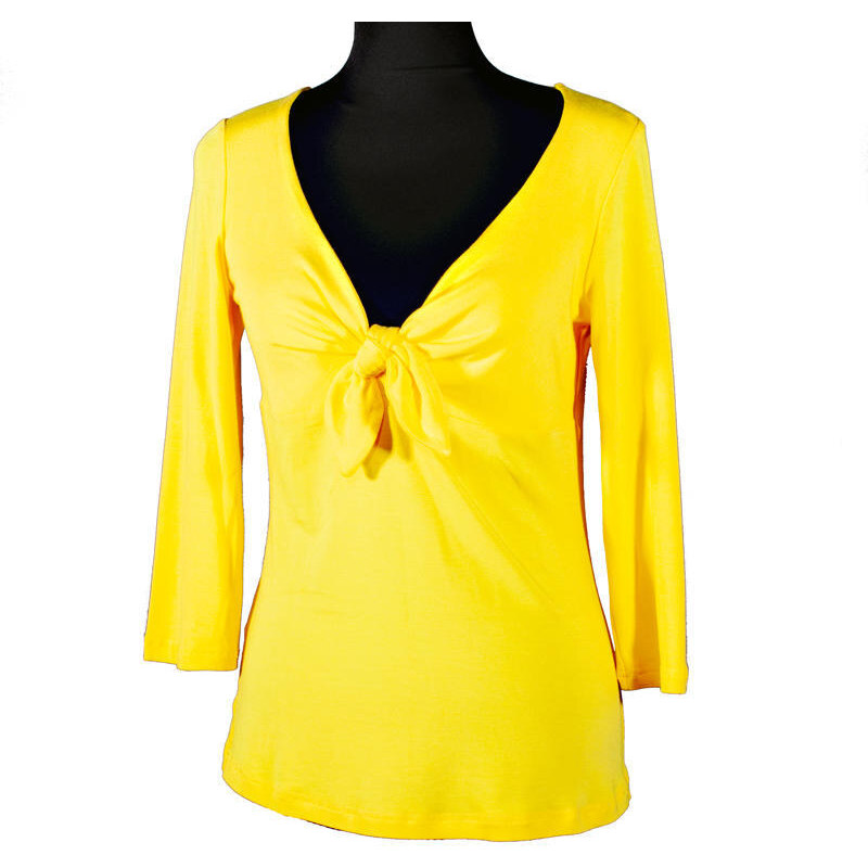 Žluté tričko s midi rukávem Miranda 38