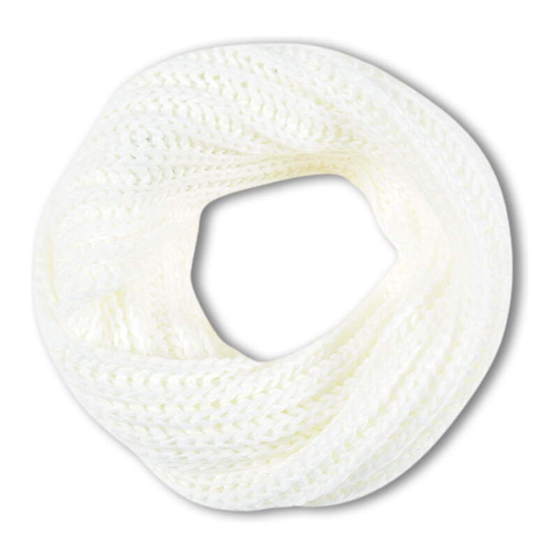Tally Weijl White Basic Knitted Snood Scarf