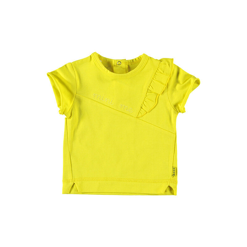b.e.s.s. Kojenecké tričko Mini Me žluté
